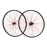 Black & Red Bicycle Wheelset